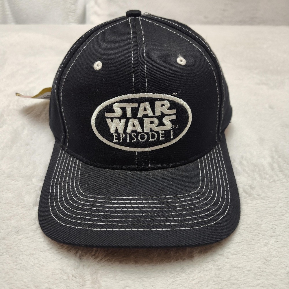 Vintage Star Wars Episode 1 The Phantom Menace Fresh Caps‎ Hat Cap Mens Black